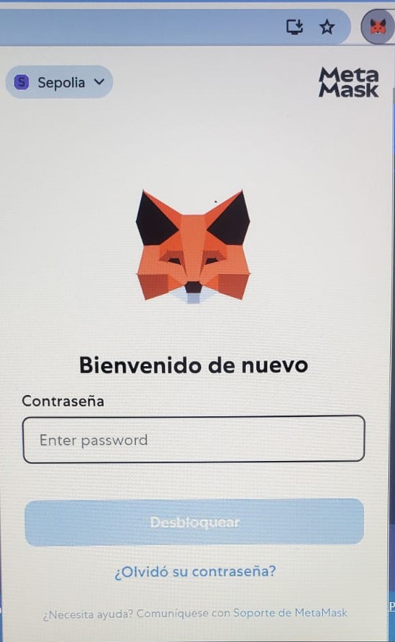 Paso a paso de instalación de MetaMask